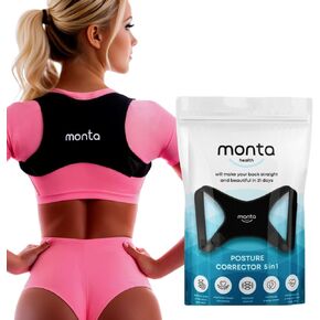 Posture Corrector & Back Brace - Ideal Posture Straps for Men and Posture Brace for Women Under Clothes - Ultimate Posture Support for Men & Women - Shoulder Brace, Breathable & Comfy Neck Brace
