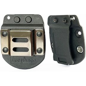 Tape Measure Holder, Tape Measure Holder for Belt, Black Tape Measure Holder with 4pcs Tape Measure Belt Clip/Tape Measure Clips for Belt, Clip on Tape Measure Holder. in Saudi Arabia