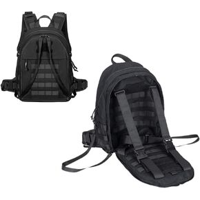 EXCELLENT ELITE SPANKER Military Tactical Backpack Detachable Backpack Quickly Turns into Outdoor Vest (Black)
