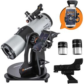 Celestron – StarSense Explorer 150mm Tabletop Dobsonian Smartphone App-Enabled Telescope – Works with StarSense App to Help You Find Nebulae, Planets & More – iPhone/Android Compatible