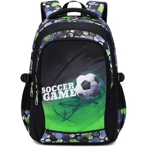 AM SeaBlue Backpack Boys Elementary School Bookbag Durable Heavy Duty Student Teenage Sturdy Kids Travel Waterproof Big (Green) Large