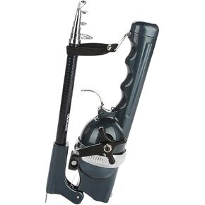 Fishing Rod Reel, Lightweight Plastic Folding Fishing Pole Reel Combo with Integrated Design Fishing Accessory