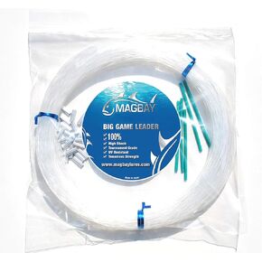 مجموعة أدوات الصيد أحادية الخيط 100 ياردة 2.2 مم - 500 رطل شفافة - 25 قطعة 2.4 مم × 18 مم تجعيد in Kuwait