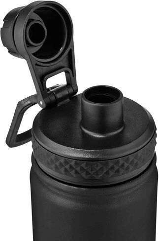 Insulated Water Bottle, Stainless Steel, Dual Cap Opening, 25 oz, Ergodyne Chill Its 5152,Orange in Saudi Arabia