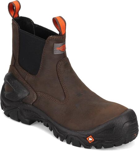 حذاء Merrell الرجالي من Strongfield Chelsea ذو مقدمة مركبة (CT) مقاوم للماء والزيت والجلد المقاوم للانزلاق in Saudi Arabia