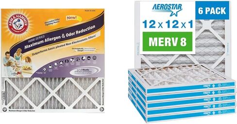 Arm & Hammer Max Allergen & Odor Reduction 16x24x1 Air and Furnace Filter, MERV 11, 4-Pack in Saudi Arabia