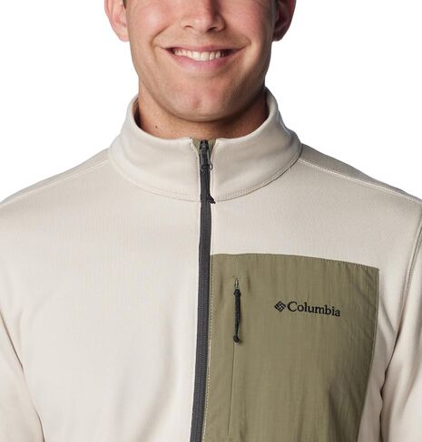 Columbia Men's Hike Half Zip, Niagara/Metal, Small in Kuwait