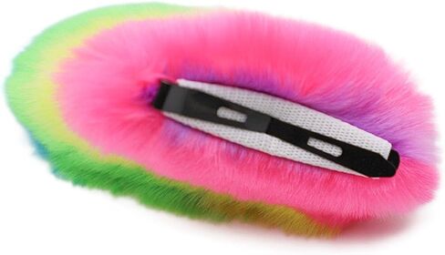 HXINFU Cat Fox Long Fur Ears Hair Clip Animal Cosplay Costume Kit Fancy Dress Halloween Party (2 PCs) in Saudi Arabia
