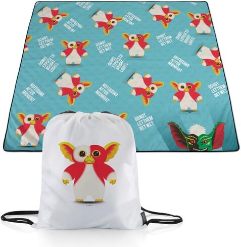 PICNIC TIME Scooby Doo Impresa Picnic Blanket, Lightweight Beach Blanket, Machine Washable, (Black and White) in Saudi Arabia