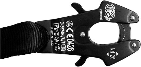 خطاف ربط ممتص للصدمات - Fusion Climb® - (تصنيف 5000 رطل) ضفدع سال كونج الاحترافي - لتسلق الجبال، الحماية من السقوط، الأسقف، البناء، حبل أمان - خطاف ضفدع كبس in Kuwait