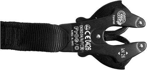 خطاف ربط ممتص للصدمات - Fusion Climb® - (تصنيف 5000 رطل) ضفدع سال كونج الاحترافي - لتسلق الجبال، الحماية من السقوط، الأسقف، البناء، حبل أمان - خطاف ضفدع كبس in Kuwait