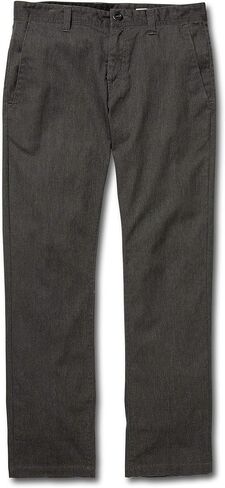بنطال Frickin Modern Fit Stretch Chino للرجال من Volcom، فحمي منقط 1، 33 عرض × 30 طول in Saudi Arabia