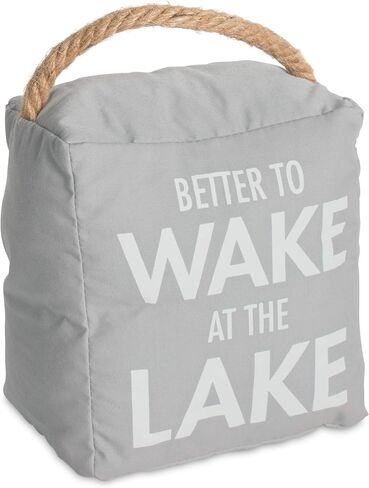 Pavilion Gift Company 72158 At the Lake Door Stopper, 5 by 6-Inch ,Black in Kuwait