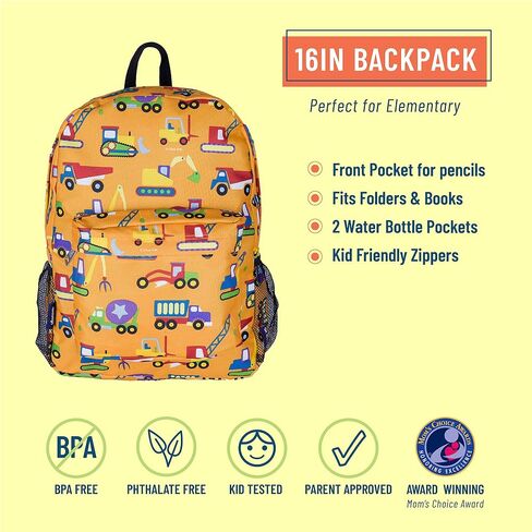 Wildkin 16-Inch Kids Backpack for Boys & Girls, Perfect for Elementary School Backpack, Features Padded Back & Adjustable Strap, Ideal Size for School & Travel Backpacks (Horses) in Kuwait