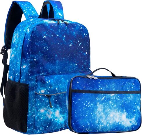 Fenrici Kids' Cheetah Print Backpack with Lunch Box Set for Boys and Girls, School Bag with Laptop Compartment and Insulated Lunch Bag, Cheetah in Kuwait