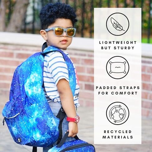 Fenrici Kids' Cheetah Print Backpack with Lunch Box Set for Boys and Girls, School Bag with Laptop Compartment and Insulated Lunch Bag, Cheetah in Kuwait