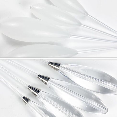 25/29Pcs Fishing Clear Casting Bobbers Kit, Bombarda Casting Sinking Floats Rubber Bobber Stoppers Swivels Snaps Accessories Kit Fly Fishing Spinning Floats in Saudi Arabia