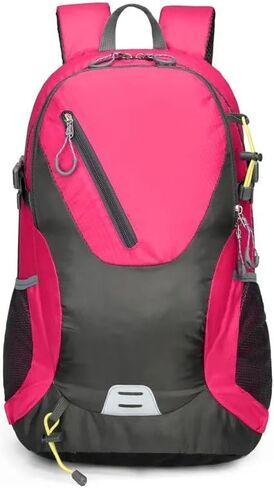 Hiking Backpack - Lightweight & Packable Travel Daypack for Camping, Hiking - Waterproof & Durable Backpack for Women - Pink in Saudi Arabia