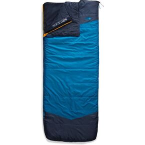 THE NORTH FACE Dolomite One 15F / -9C, 3-in-1 Insulated Camping Sleeping Bag, Hyper Blue/Radiant Yellow-NPF, Long