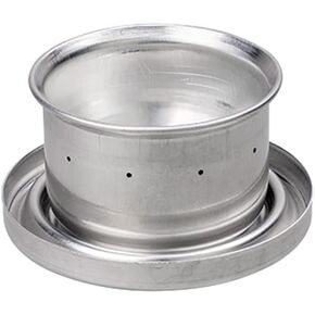 Evernew Bluenote Ultralight Backpacking Alcohol Stove Set with Pre-Heating Plate
