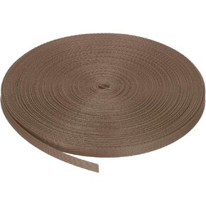 MECCANIXITY Nylon Webbing Strap Flat 5/8 Inch 50 Yards light Tan for Outdoor DIY Gear Repair, Backpack, Luggage-rack, Crafts