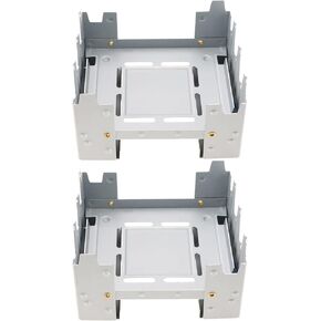 The Lord of the Tools 2PCS Folding Stove Solid Alcohol Burner Rack Portable Picnic Stove Cooker for Camping Fishing Traveling Beach Picnic Outdoor Activities 12x9.5x3cm