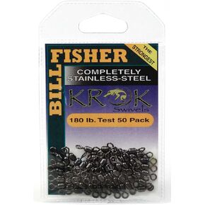 Fisher Scientific SSS7-50PK Krok Stainless Steel Fishing Swivels