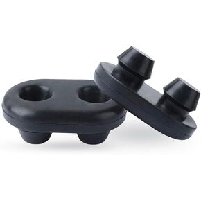 2pcs Cooler Replacement Feet Cooler Accessory Non-Slip Soft Rubber Feet for 20qt 45qt 65qt 110qt 145qt Coolers, Prevent Sliding Protective Cooler Floor
