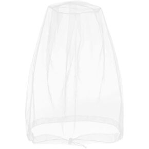Cinvo Head Net Hat Bug Net Face Netting for Bugs No See Ums Insects Gnats Biting Midges from Outdoor Activities, Spacious Net Room Works Over Most Hats Comes with Free Stock Pouches- Black