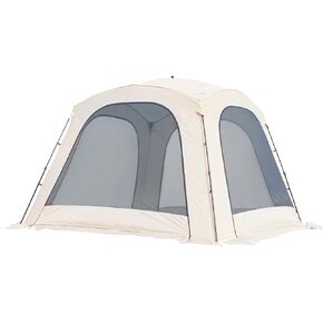 Vidalido Canopy Tent 10x10’ Pop up Outdoor Sun shelter Camping Canopy for 4-8 Person Instant Beach Tent Large Sun Shade Screen House Waterproof Camping Canopy Tent with Netting