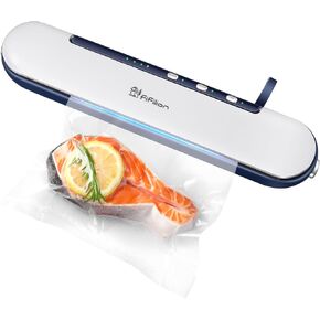 Vacuum Sealer Machine, food saver vacuum sealer machine, 2024Updated Portable Bulit-in 1500mAh battery, 60kPa Suction Power, Bags and Cutter Included, External Vacuum System, Dry Moist Fresh Modes