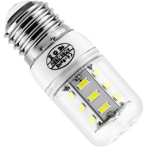 MIFLUS 5304511738 Light Bulb Appliance Light Bulb Fridge Light Bulb Kei D34l E26/27 Refrigerator Bulb Frigid-aire Refrigerator Led Light Bulb 3.5W KEI D34L E26/27 (85V-265V White Light)