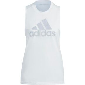 adidas Women's Future Icon Winners 3.0 Tank Top, Pink Strata Melange/White, Large