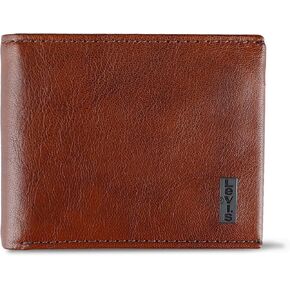 Levi's Men's RFID Wallet, Brown Traveler, One Size