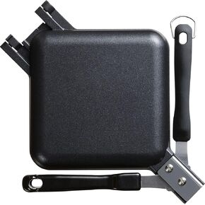 MB-2237 Camping Glass Hot Sandwich Maker, Foldable, Removable, Outdoor, Camping, Portable, Compact, For Gas Stoves