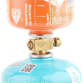 JIFENG Gas Refill Adapter Camping Stove Canister Isobutane/Butane Refill Adapter Lindal Valve Refill Adapter Fuel Refill Camping Canister Shifter