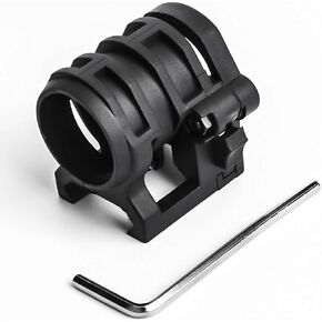 Tactical Nylon Flashlight Ring Mount for Helmet fits 20mm Picatinny Rail in Saudi Arabia