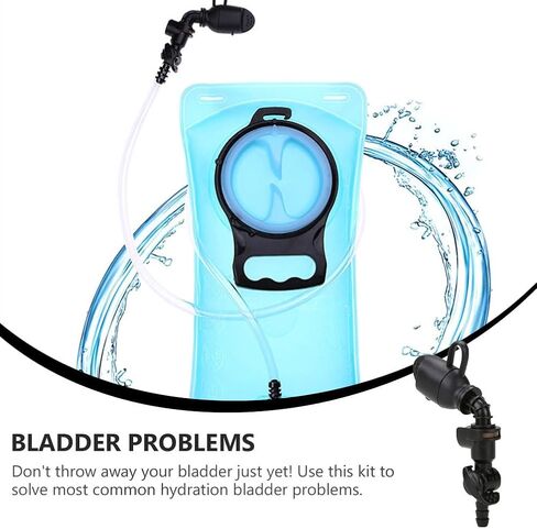 INOOMP Hydration Bladder Bite Valve Replacement Mouthpiece Fit for Any Water Backpack and Most Brands with Manual Switch Valve in Kuwait