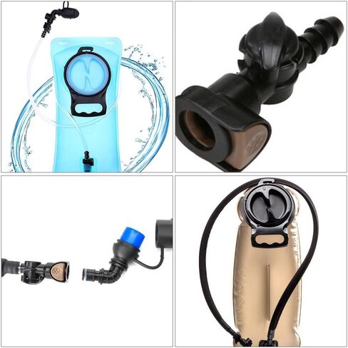 INOOMP Hydration Bladder Bite Valve Replacement Mouthpiece Fit for Any Water Backpack and Most Brands with Manual Switch Valve in Kuwait