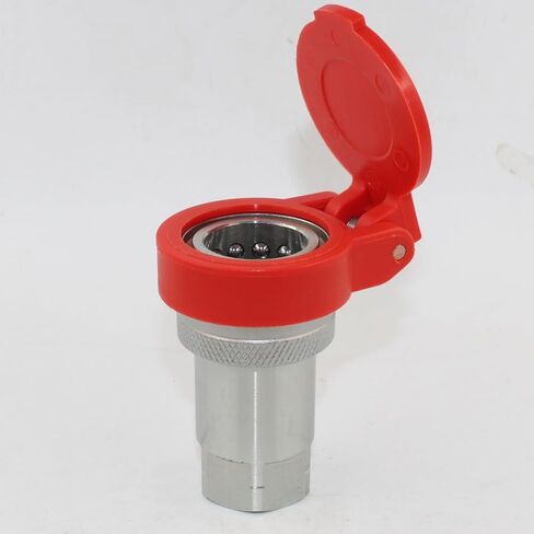 2 Sets 1/2'' NPT Ag Poppet Valve Tractor Hydraulic Quick Connect Coupling Quick Coupler ISO7241-A/ISO5675 W/Dust Caps Replace 6600 Series in Kuwait