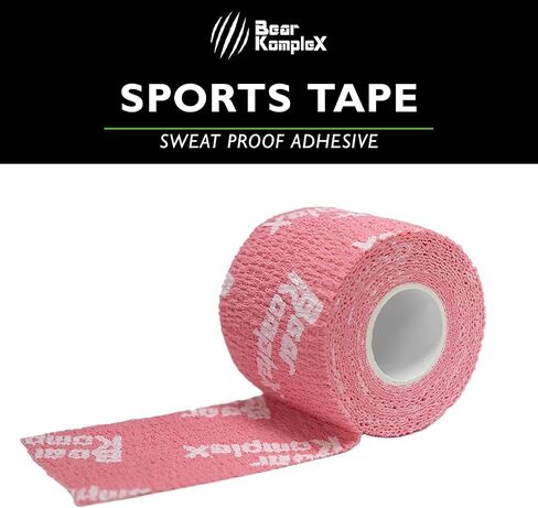 Bear Komplex Athletic Sports Thumb Tape, Premium Adhesive Wrap, 5 cm Tape for at-Home Workouts, Sweatproof, Breathable, and Non-Slip for Lifting, and Hook Grip, Hypoallergenic and Latex Free in Kuwait