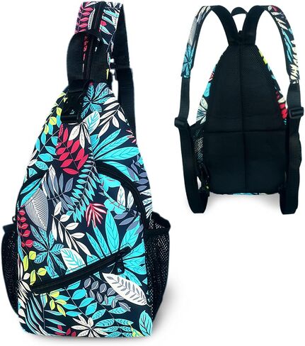Leopard Print Sling Bag For Women Men Crossbody Chest Bag Trendy Shoulder Bags Backpack Two-Purpose Bag Casual Daypacks Belt Bag For Travel Hiking in Saudi Arabia