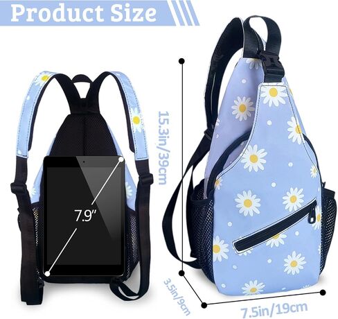 Leopard Print Sling Bag For Women Men Crossbody Chest Bag Trendy Shoulder Bags Backpack Two-Purpose Bag Casual Daypacks Belt Bag For Travel Hiking in Saudi Arabia
