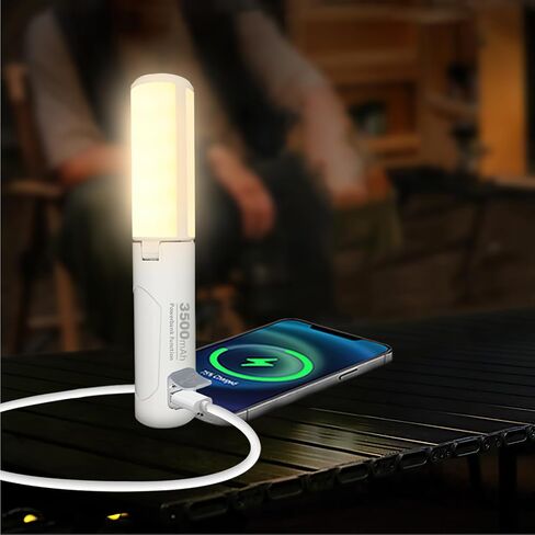 3in1 Camping Lantern Flashlight Rechargeable 3 Modes, 750LM, Portable Flashlight USB C, Strong Magnetic Multi Function Camping Lamp 3500mAh Foldable Led Tent Lights for Camping, Emergency, Hiking in Saudi Arabia