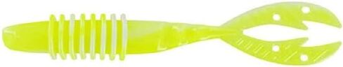 Big Bite Baits 3.75" Kamikaze SWIMON/Chartreuse White Swirl (7 Pack) in Saudi Arabia