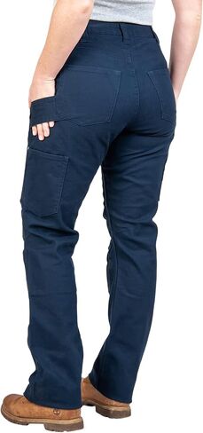 Dovetail Workwear Anna Taskpant Cargo Pants for Women, Relaxed Fit, 9 Functional Pockets, Painter's White Canvas Size 14x32 in Saudi Arabia