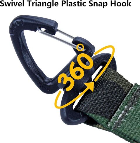 Molle Carabiner Triangle Glove Clip T-Mount, Tactical Swivel Plastic Snap Hook, Molle T Bar Key Ring Holder Battle Belt Accessories in Saudi Arabia