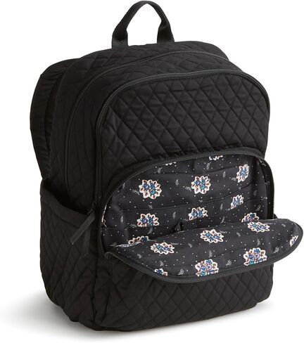 Vera Bradley Women's Cotton Large Bancroft Backpack, Moonless Night, One Size in Saudi Arabia