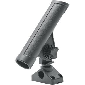 Extreme Max 3006.8627 Adjustable Fishing Rod Holder for Kayaks with Rotating Fixed Mount