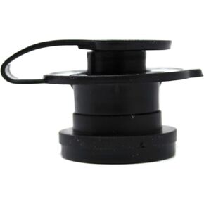 Aftermarket Black Standard 1" Shaft Cooler Drain Plug Assembly Compatible with Coleman Coolers (1)